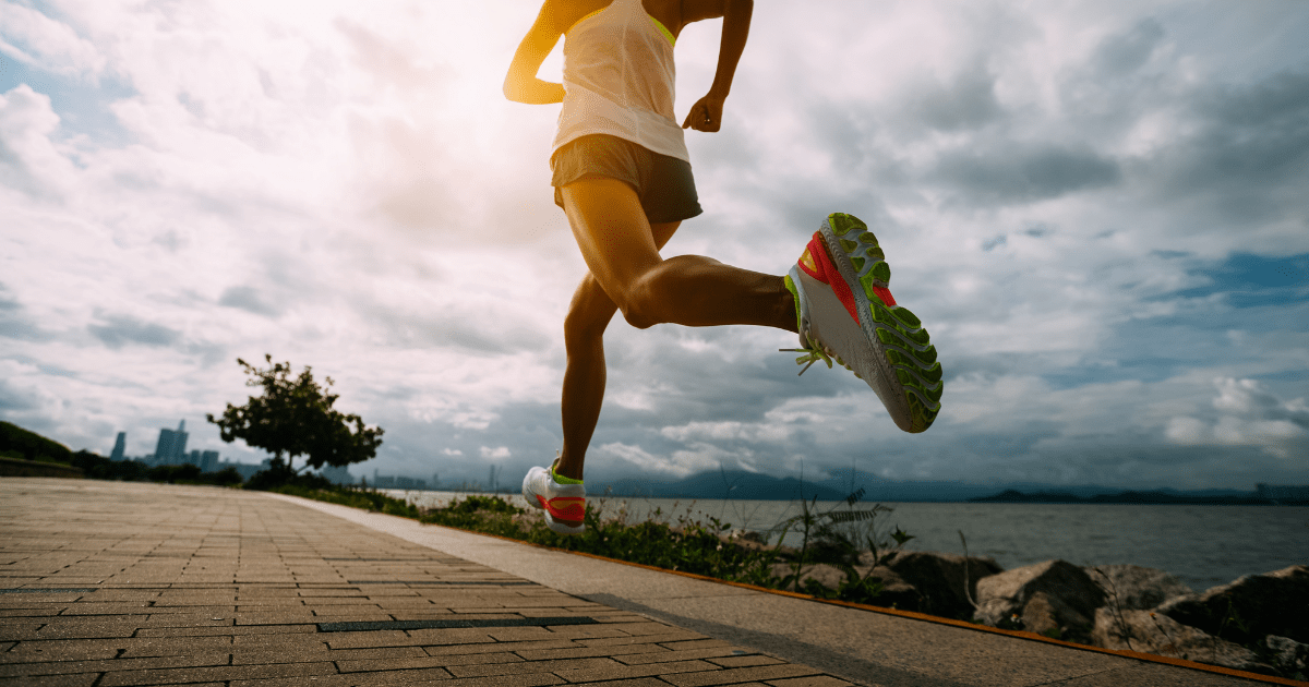 Femme fait du sport