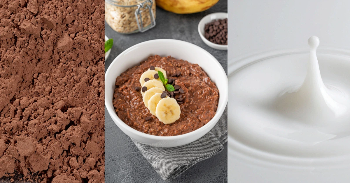 Kakao-Vanille-Porridge.